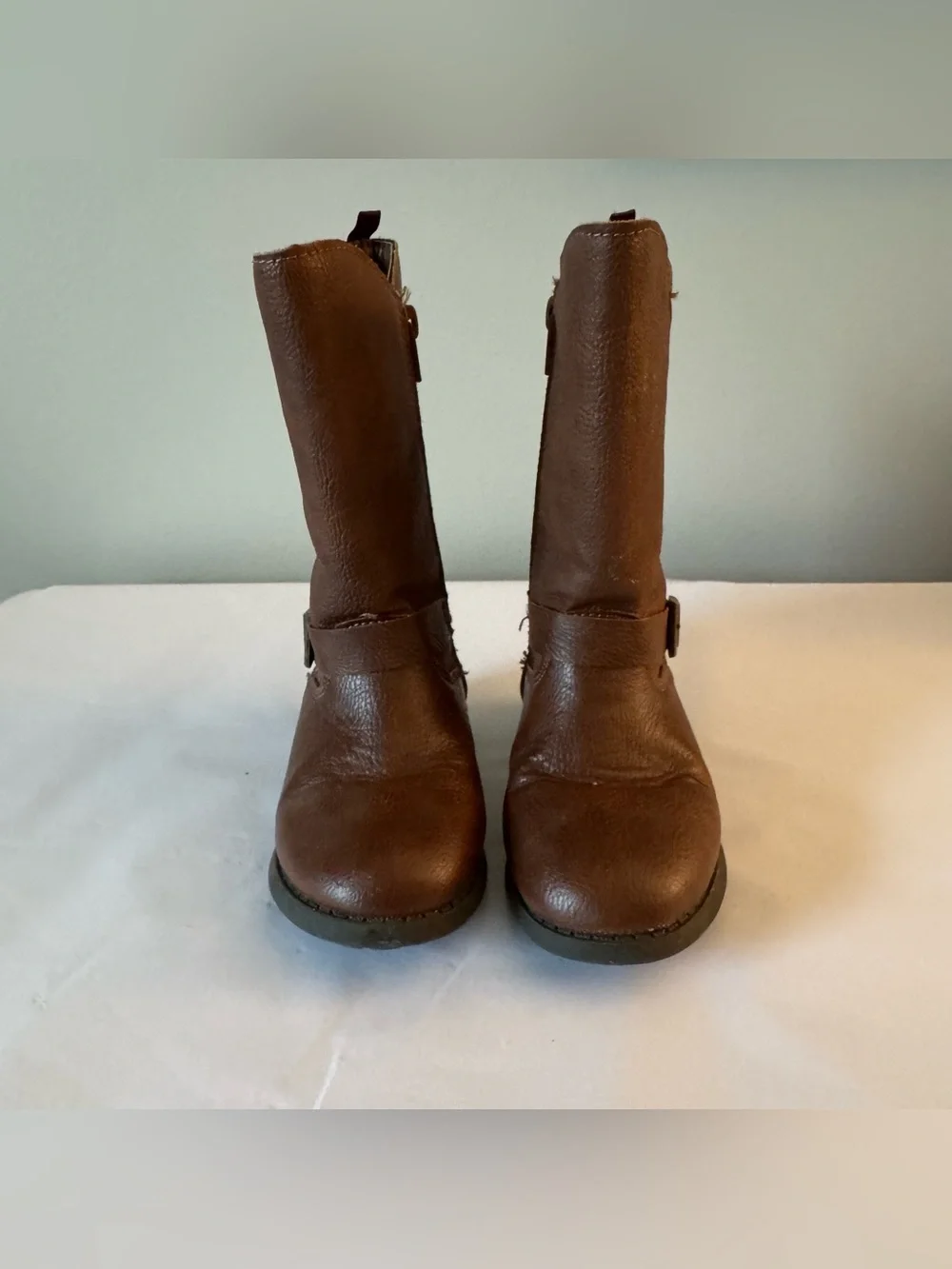 OSH KOSH Size 9 Toddler Brown Cowboy Cowgirl Brown Boots Girls